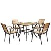 604-805 High quality solid wood dinning set made in China