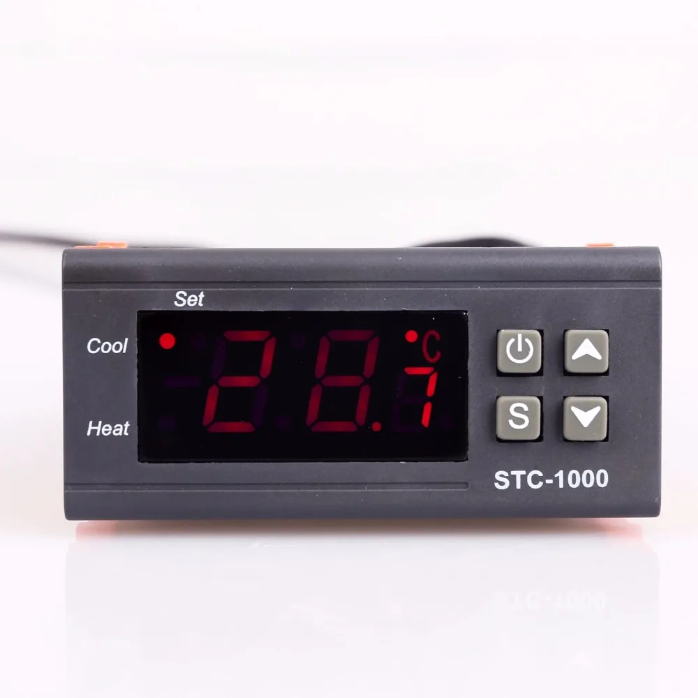 STC-1000 холодильник термостат цены цифровой Интеллектуальный контроллер температуры