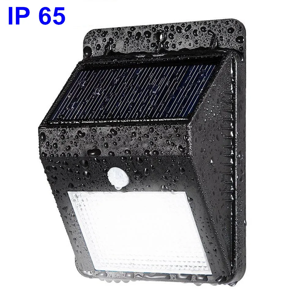 8 LED Kits de energía Solar luz impermeable al aire libre de la lámpara