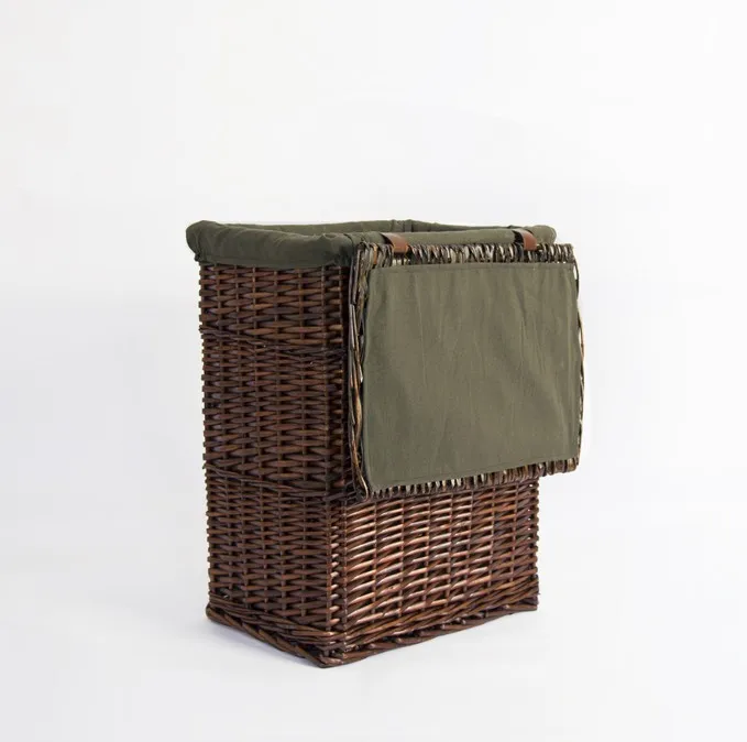 Rattan Wicker Willow Baby Toys Dirty Clothes Storage Laundry Basket