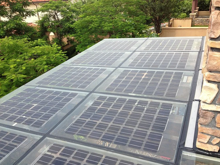 200w Yangtze Semi Transparent Solar Panel Bipv Price - Buy Semi ...