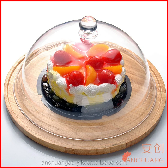 Clear 12inch Acrylic Plastic Cake Pan Dome Cover Buy Disposable Cake