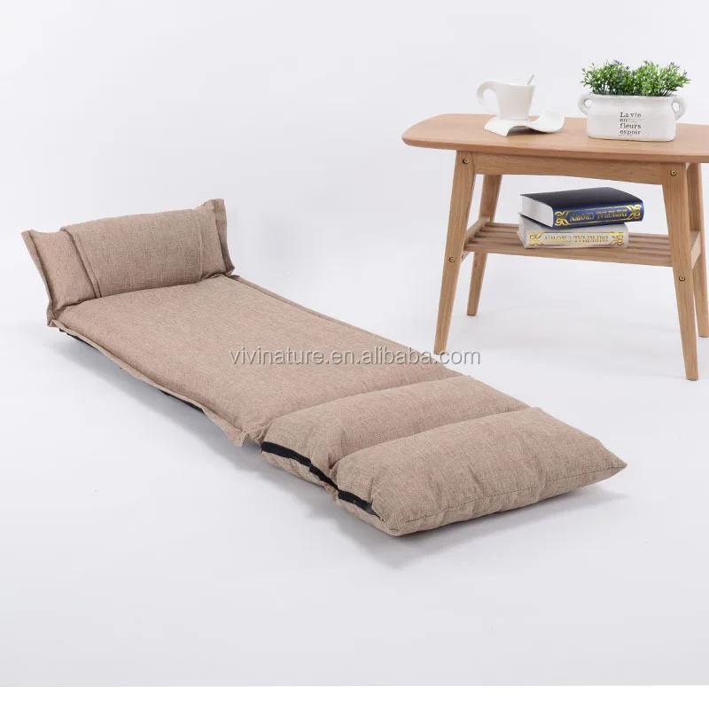 6 Backrest Adjustable Pro Thickness Pad Floor Sofa For Single Seat