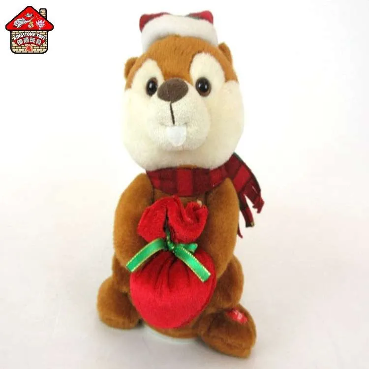 High Quality Animated Plush Squirrel Electronic Squirrel Toy With