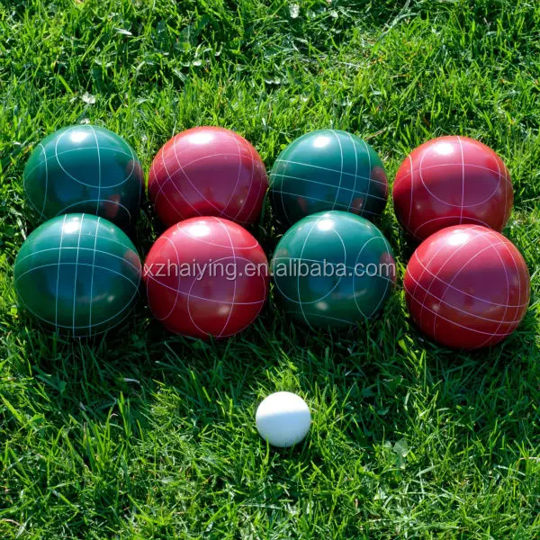 Full Size Premium Bocce Ball Set With Easy Carrying Bag 107mm Bocce