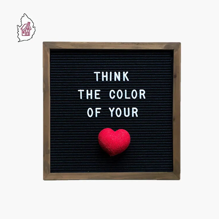 rustic felt letter board