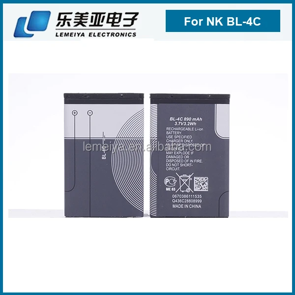 cell phone accessories battery use for mobile case bl 4c rechargeable battery for nokia