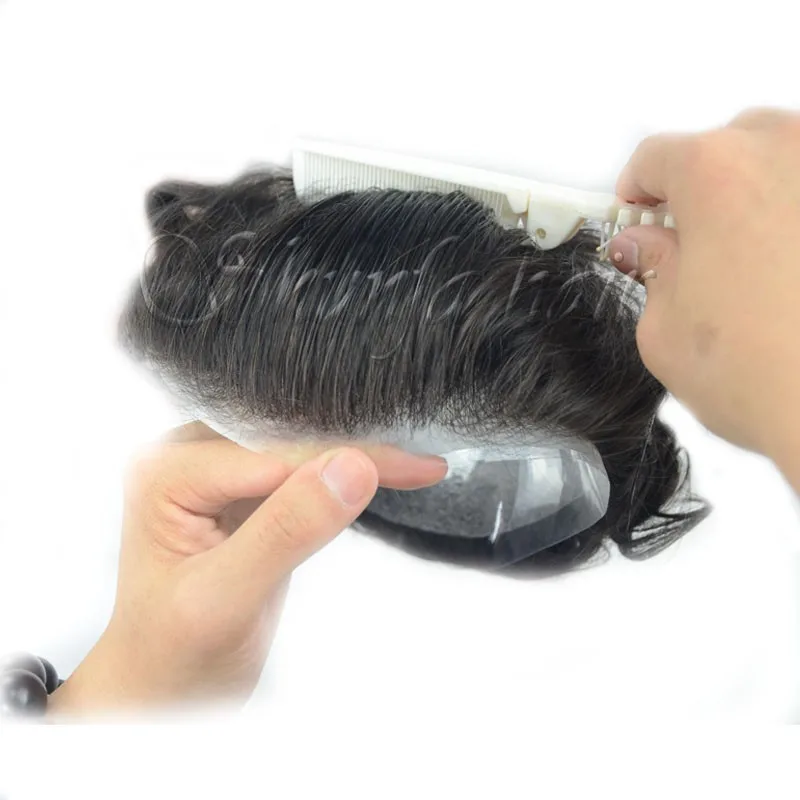 Natural Looking 100 Human Hair Prosthesis For Men Buy Hair