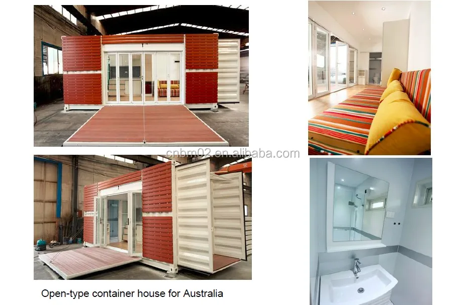 Envío De Tipo Abierto Envío Prefabricado Contenedor Casa Dulce Casa