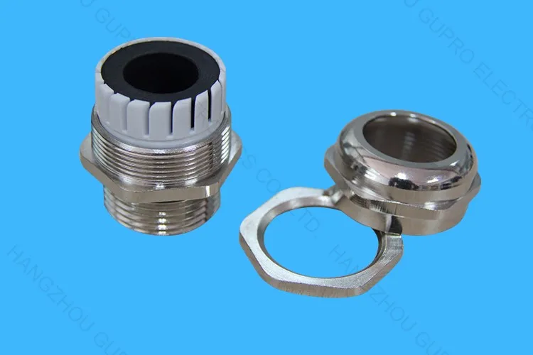 Npt Type High Quality Brass Cable Gland With Silicon Rubber Insert