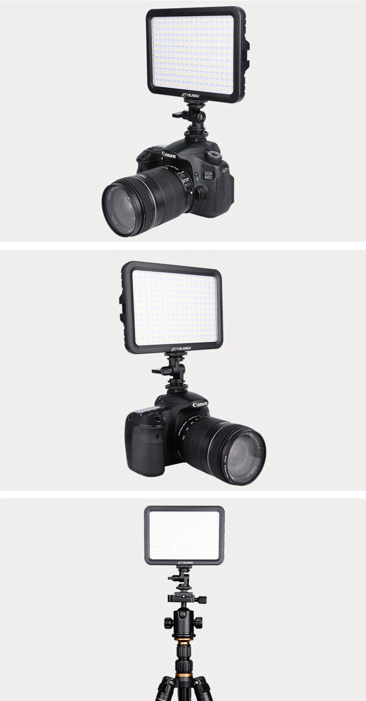 Yelangu Dslr Camera Video Shooting Light Bulb Led Camera Light And