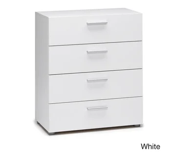 White Finish Mdf Wood Drawer Chest Chest Of Drawers Design Buy
