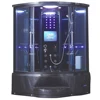 HS-SR085 with LCD TV steam massage shower steam shower whirlpool bath steam room black