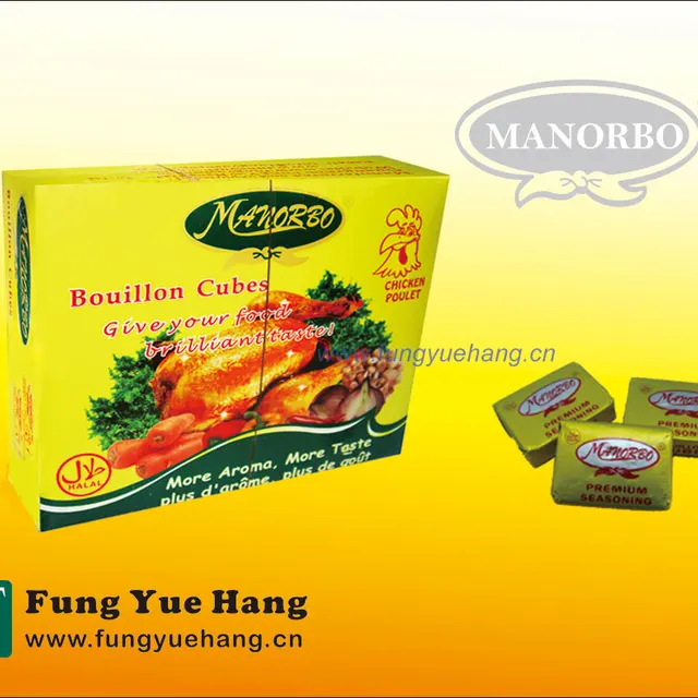 4g10g chicken bouillon cube for halal muslim fung yue seasoning