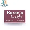 custom big metal car safety name lapel pins stainless steel