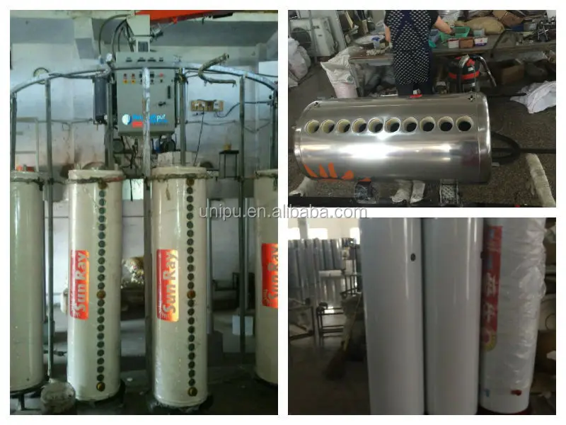 58mm 1800mm Evacuated Tubes With Three Layers Of Solar Selective