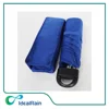 19 inches 3 section super light aluminum frame 6 ribs fold umbrella