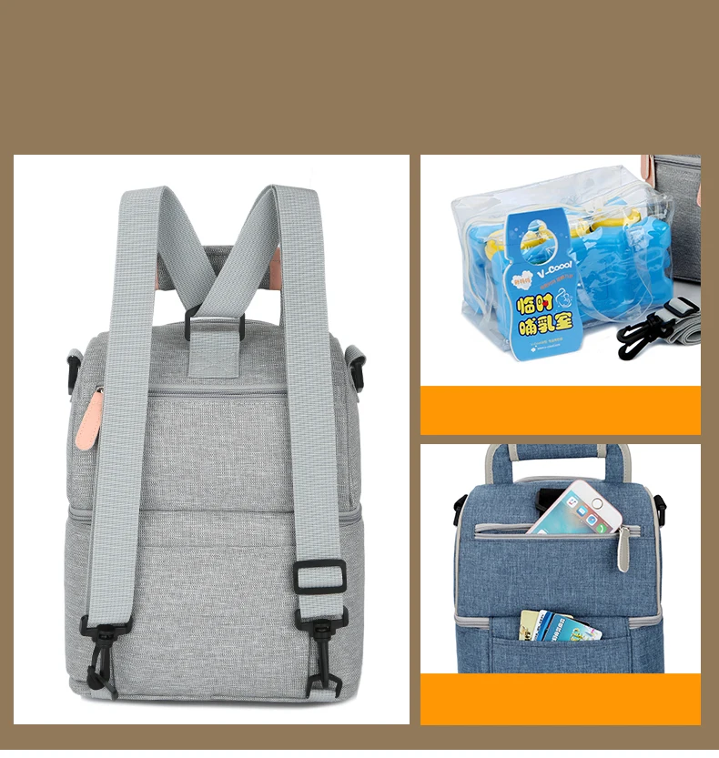 insulated milk cooler bags with cooler pack