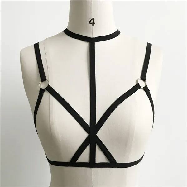 harness bandage strap bralette