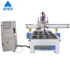 High-end 1300mm*2500mm*250mm optional tool magazine wood timber multi head cnc router
