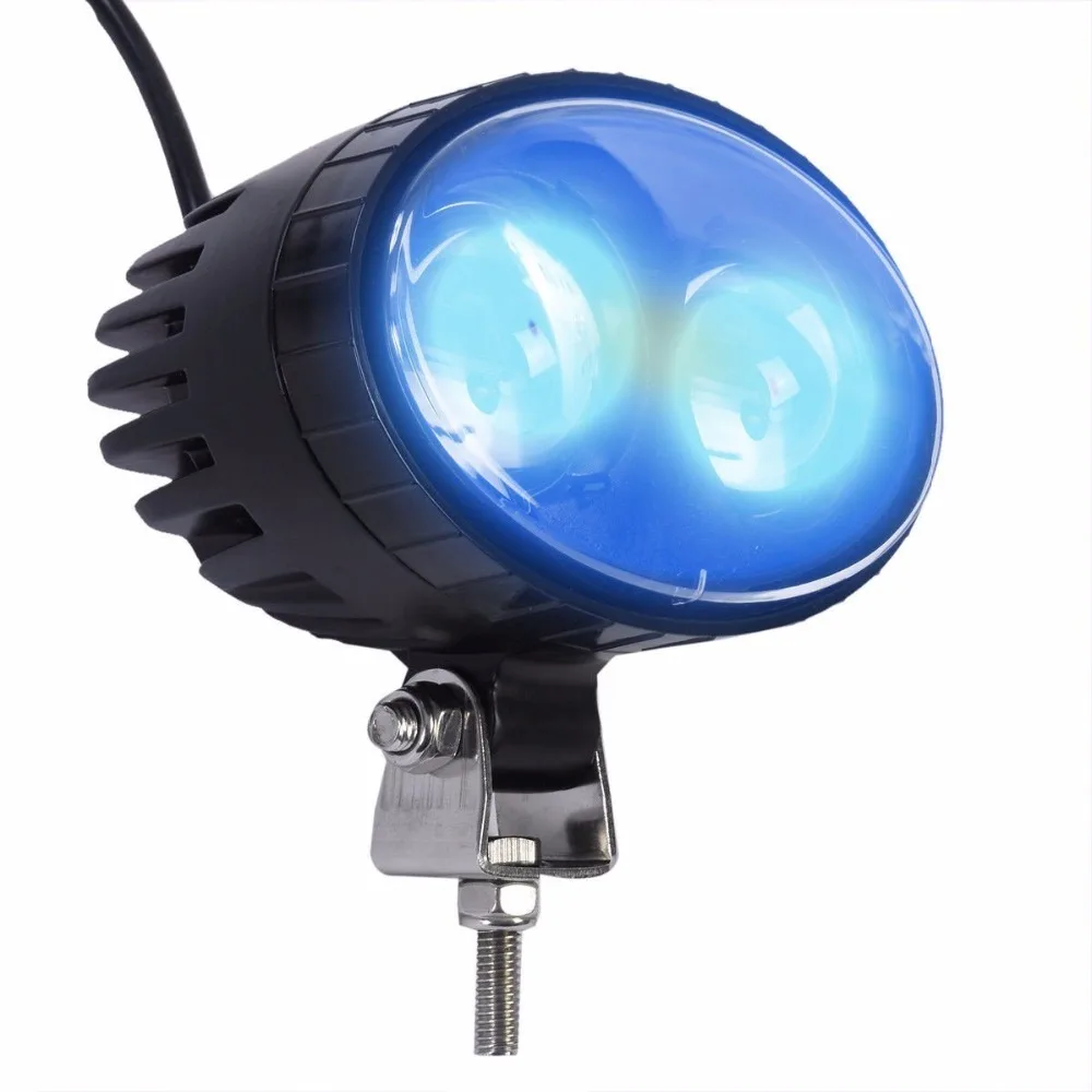 12V 80V Forklift Red Safety Zone Line Light Combined With blue forklift spotlight