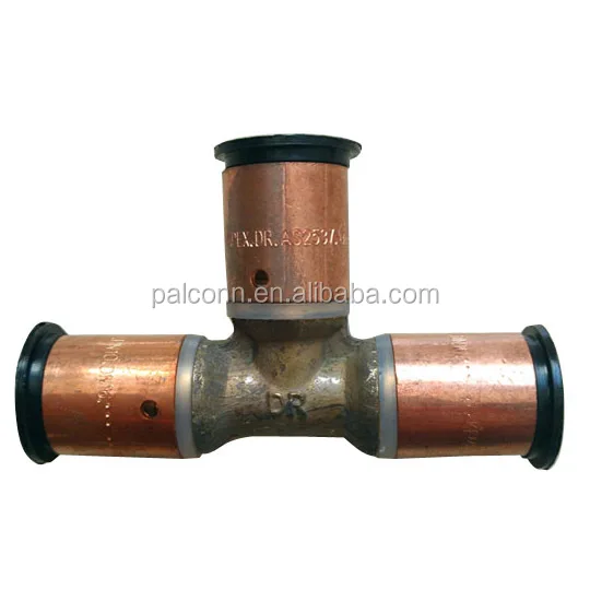 Pex-b Pipe Fittings Copper Crimp Type With Watermark - Buy Pex-b Pipe ...