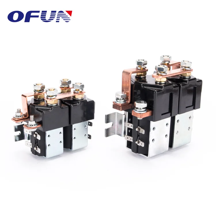 OFUN 100A 400A Normally Open Power Connector Ip67 Relay For Winch