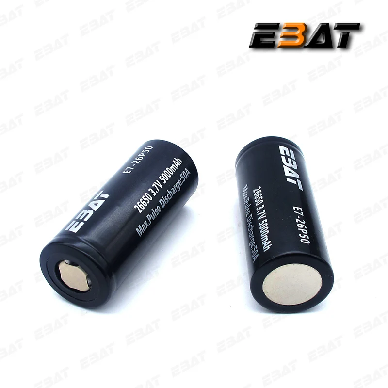 Ebat Hot Sale 26650 5000mah Factory Price Rechargeable ...