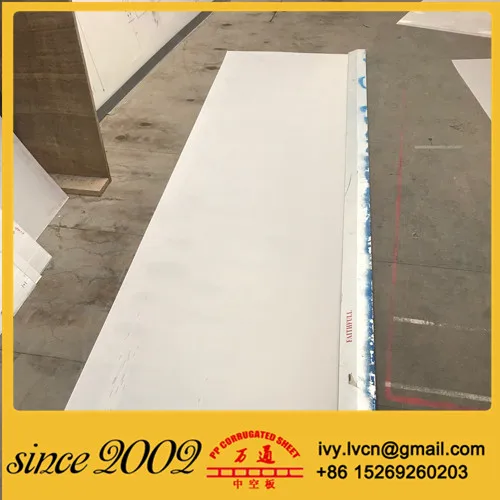 Clear White Corrugated Plastic Countertop Template For Granite And