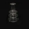 Adjustable 4 tier Tower Cupcake Display Clear Acrylic Cake Stand