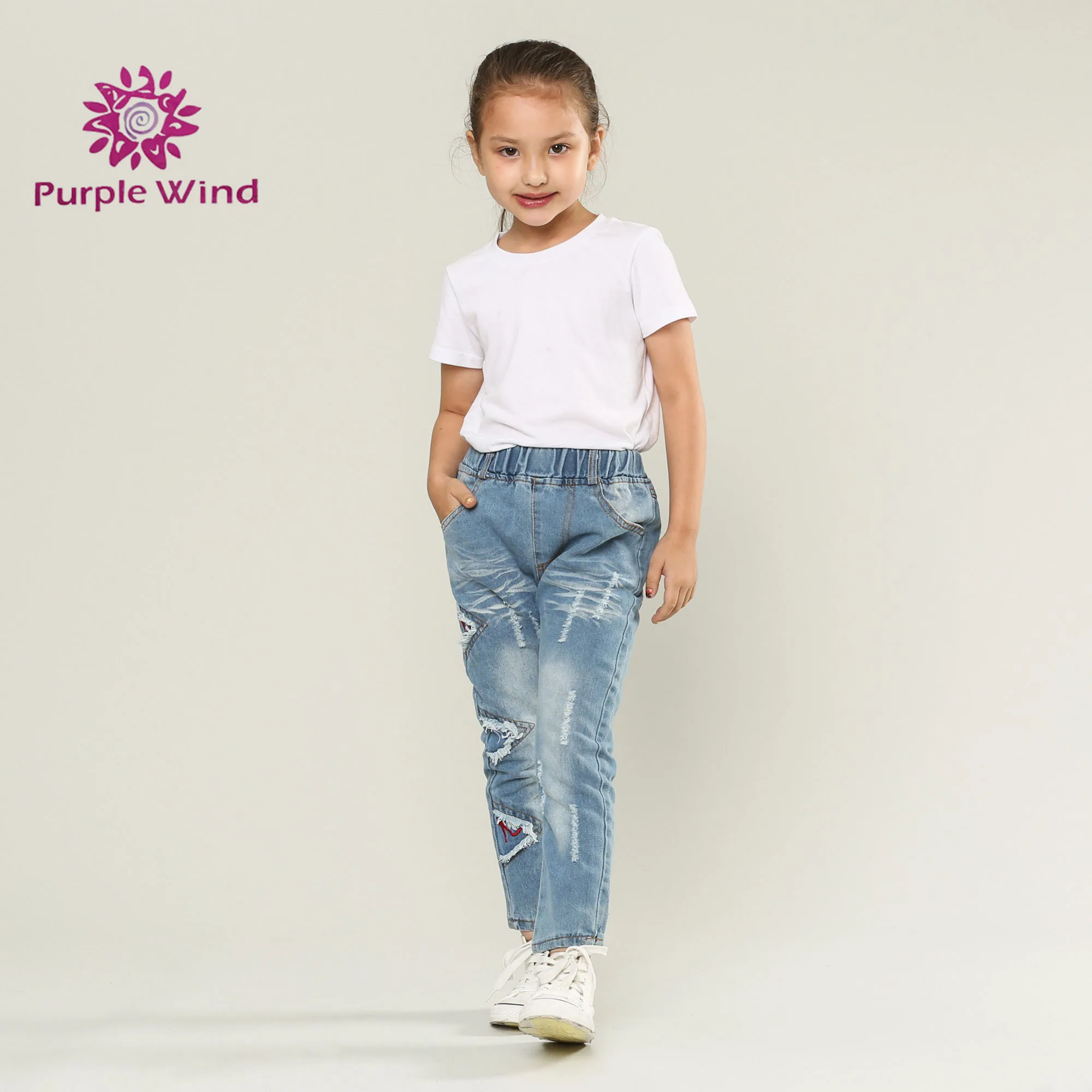 Jual Azone Children Kids Girls Wear Short Sleeve Animal Printed China Kids Jeans Embroidery Manufacturers And Suppliers Alibaba