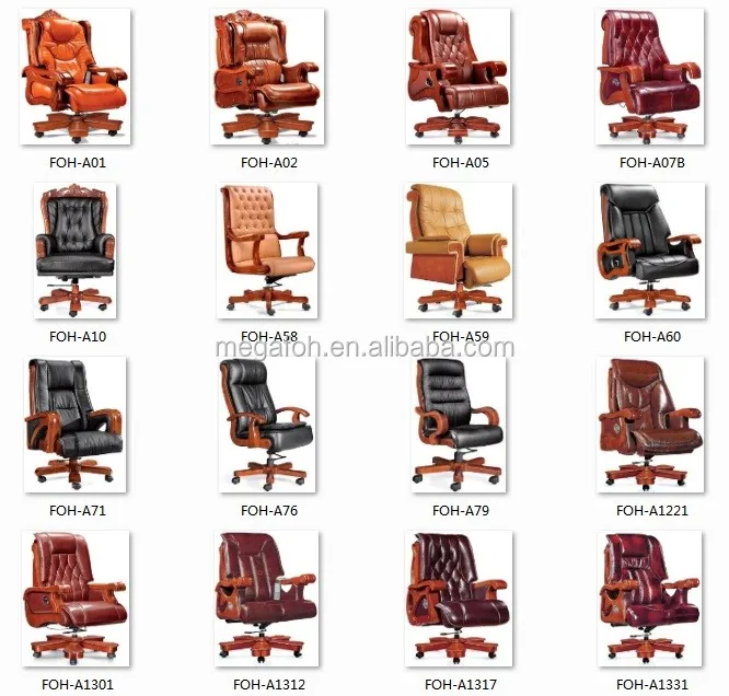 Klassieke Luxe Lederen Houten Kantoor Koning Troon President Klassieke Luxe Lederen Houten Kantoor Koning Troon President