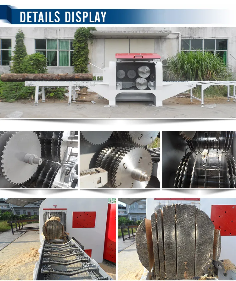 High quality multi blade saw machine for wood working with circular saw