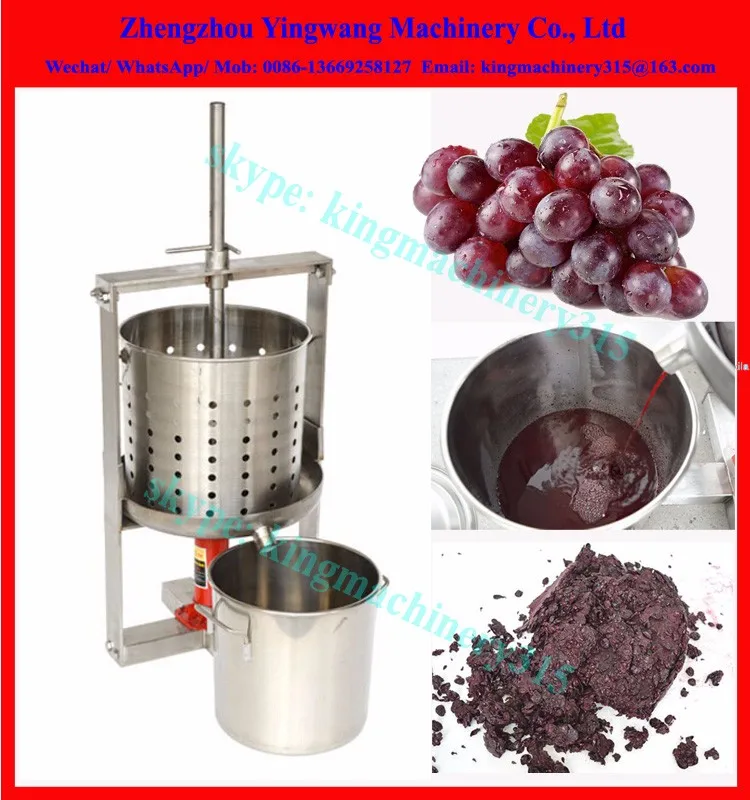 Prensa para fruta herramienta de Vino Uva Pera de sidra Berry zumo de manzana 