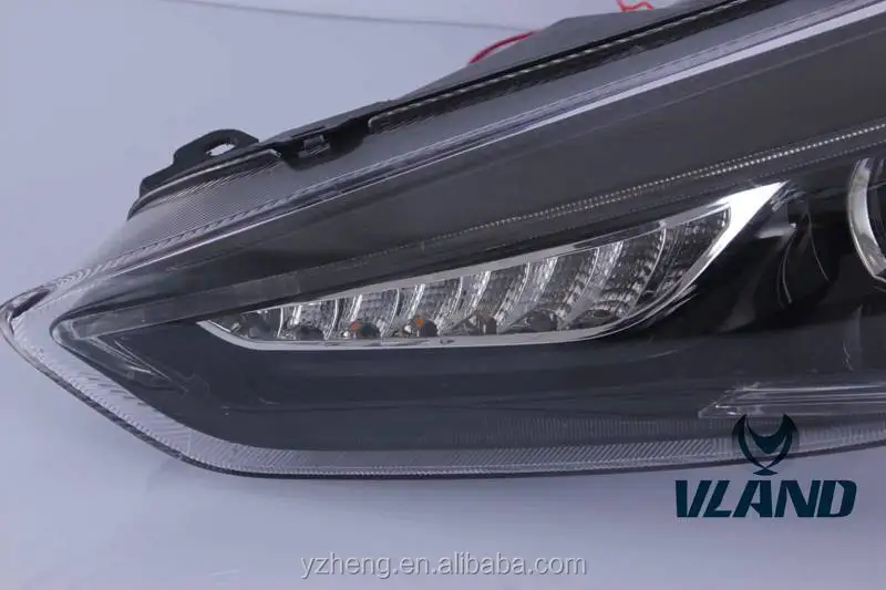 Vland Car Lamp Manufacturer For Focus 2015-2018 LED Headlamp Sequential Turn Signal Plug And Play For New Focus