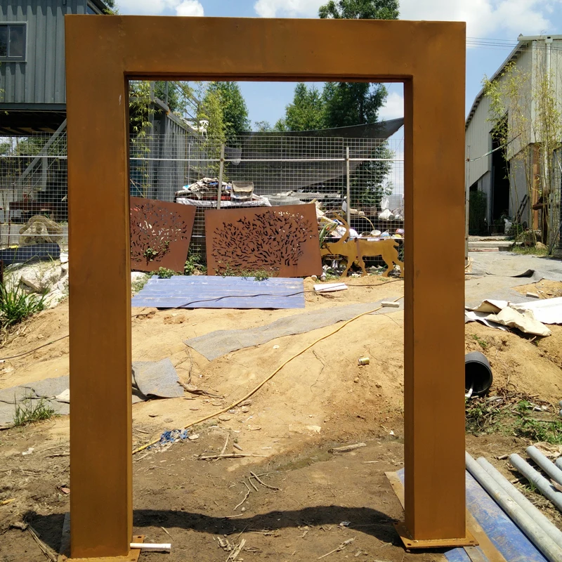 Outdoor Metal Rain Curtain Corten Steel Garden Water Feature Outdoor Metal Rain Curtain Corten Steel Garden Water Feature