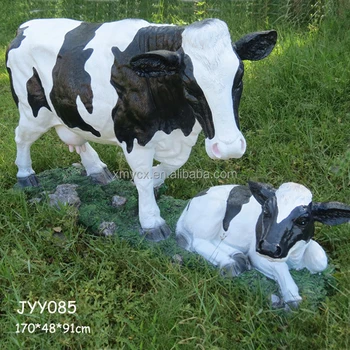 resin cow statue