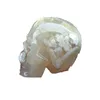 Well carved cherry agate cherry blossom agate skulls gemstone skulls
