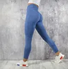 Latest Design Solid Color Compression Fitness Wear Scrunch Butt High Waist Yoga Pants