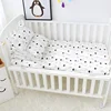 Plain Flash Pattern Newborn Babi Girl Boys Sleep Quilt Pillow Cover 3 Piece Crib Bedding Cot Set For Baby