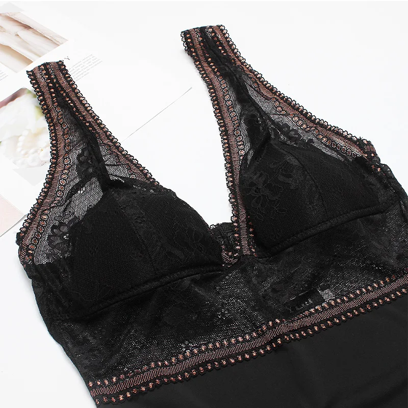 亚马逊流行性感修身蕾丝紧身胸衣女性胸罩