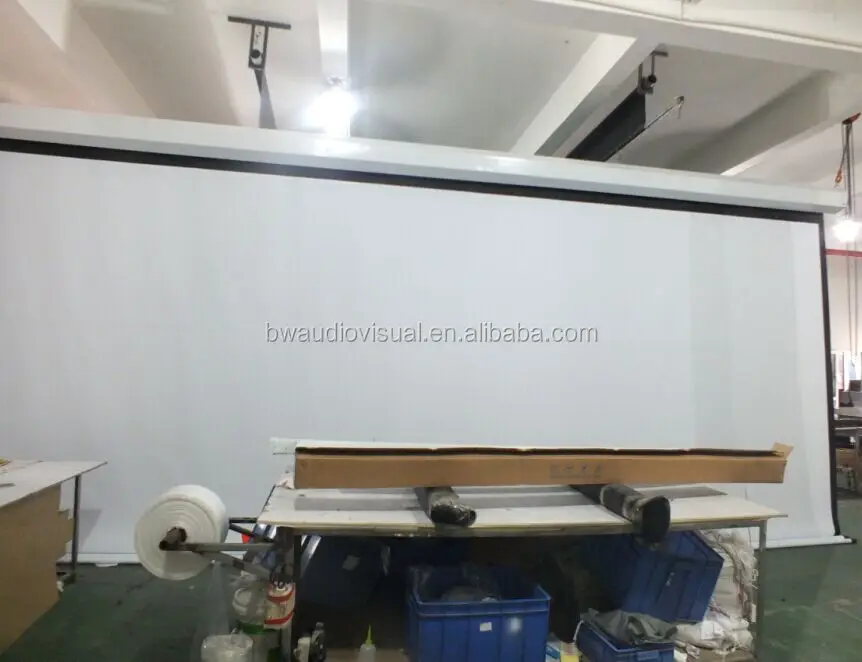 automatic projector screen ceiling mount