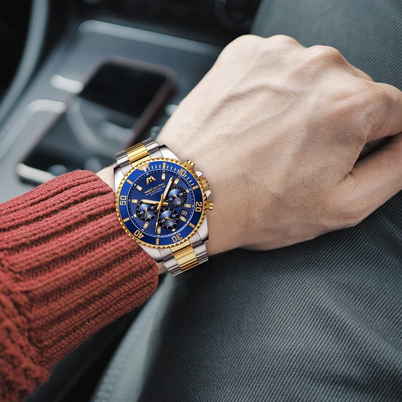 مصنع مخصص شعار الوجه التلقائي العلامة التجارية ساعة للرجال المعصم العلامة التجارية الفاخرة مع 10-50 ATM مقاوم للماء ساعات المعصم