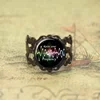 Raise your frequency ring personal growth and spirituality glass Photo Cabochon ring