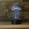 3D 7 Colors changeable Fancy Acrylic LED Night Lights For Children