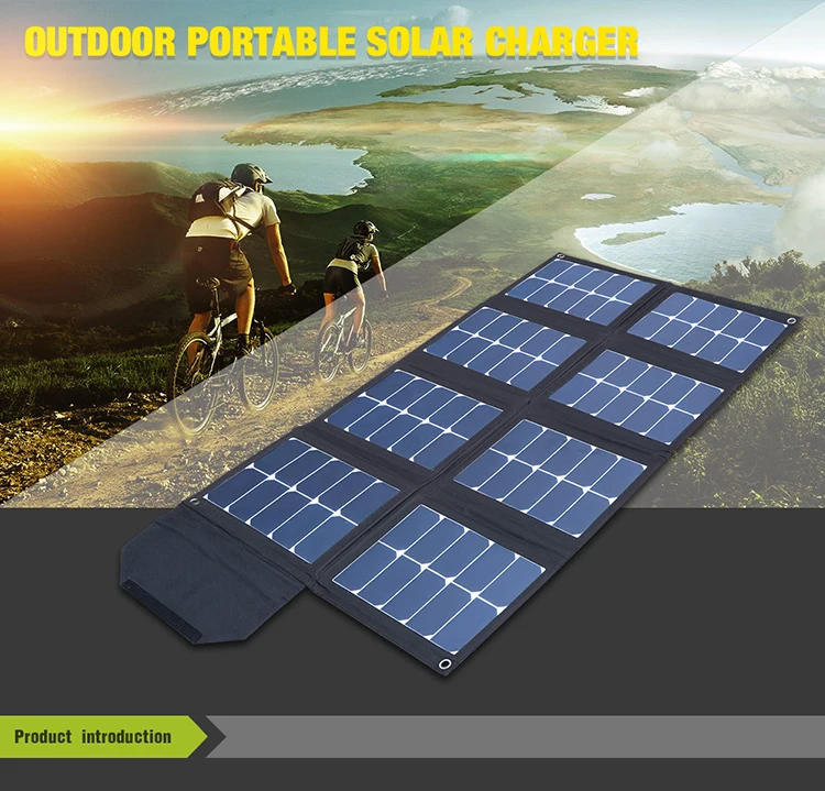 Sunpower Efficiency Solar Panel Foldable Solar Charger 120w