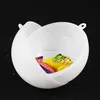 promotional solid white christmas two parts ball