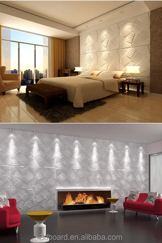 Modern Wall  Art  Decor  Interior 3d Effect Wall  Panels For 
