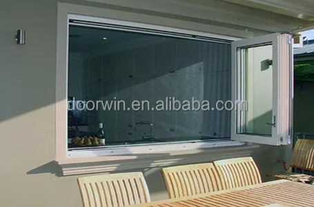 Bifold ventana de aluminio con doble vidrio para mueble cocina ... Puerta panel cristal mueble cocina