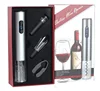 SUNWAY New Product Ideas 2019 Best Wedding Souvenirs For Guests Wine Gift Set Electric Corkscrew Wine Opener